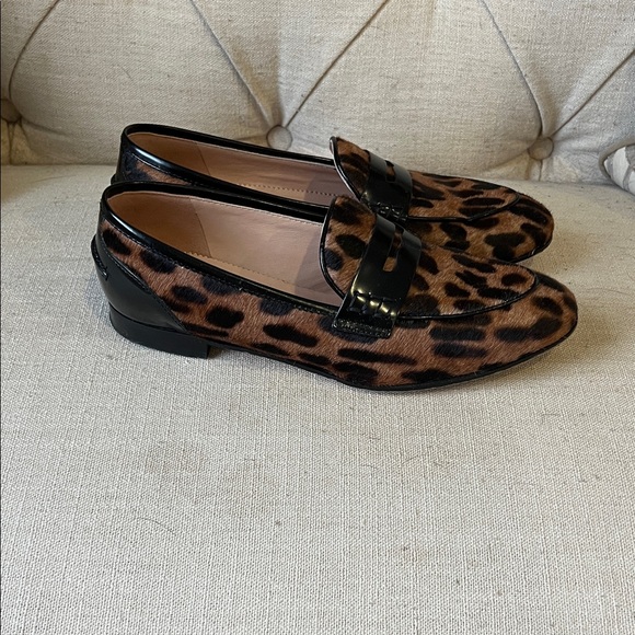 J. Crew Leopard Print Loafers with Black Accent - Picture 5 of 7